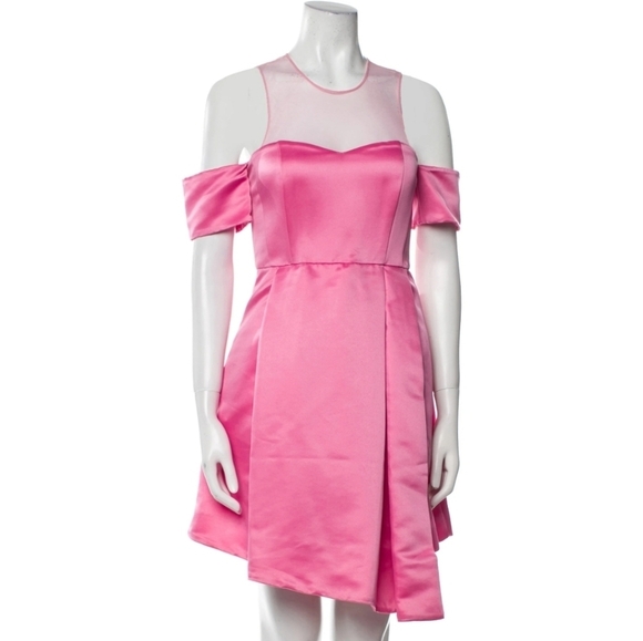 NWT Pinko 8 44 Missing 1 Abito Duchesse Diagonale Dress - Picture 13 of 14